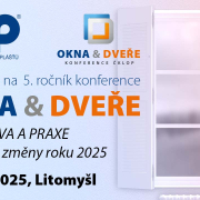 Pozvánka ČKLOP na konferenci Okna a dveře 2025